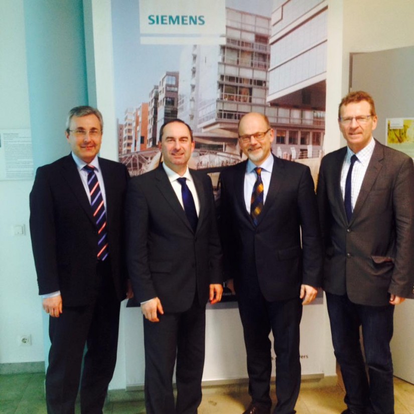 Arbeitstreffen mit Siemensleitung in Würzburg
